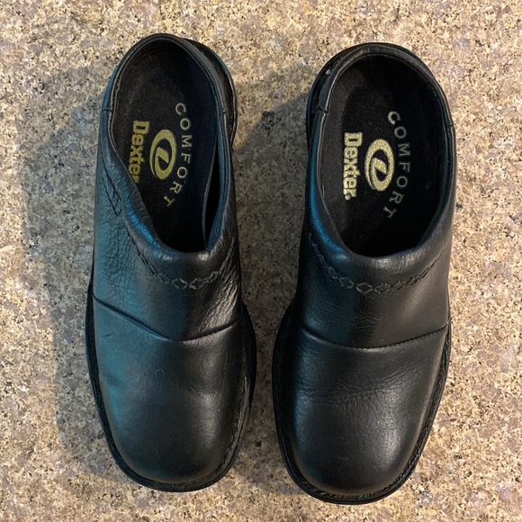 Dexter Comfort Black Slip On Shoes 6M WITH FLAWS - Picture 4 of 17